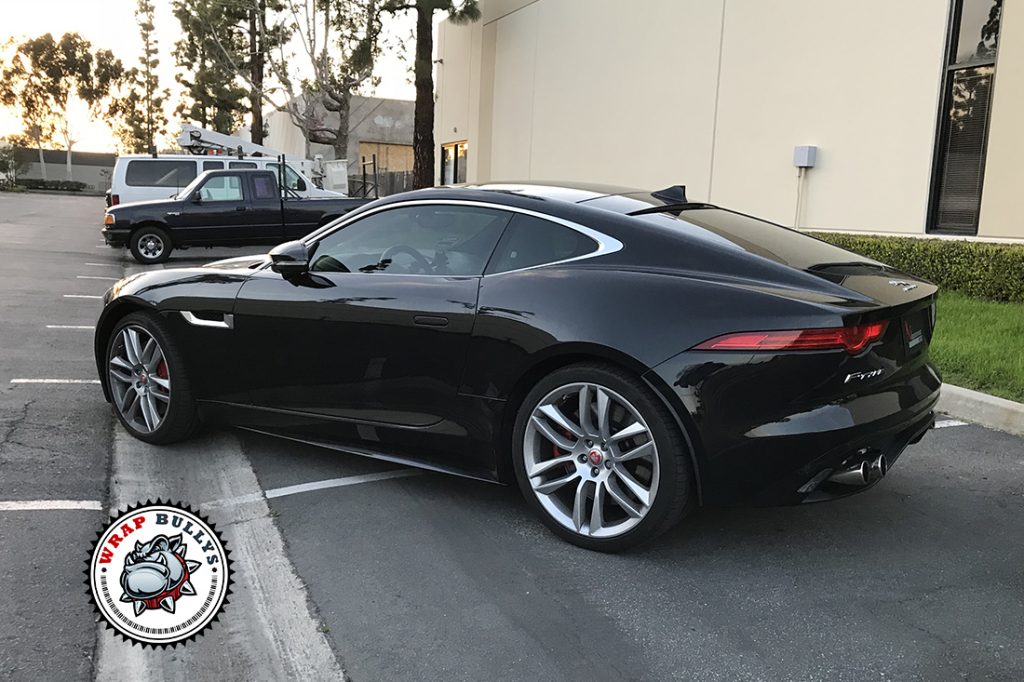 Jaguar vehicle wrap project