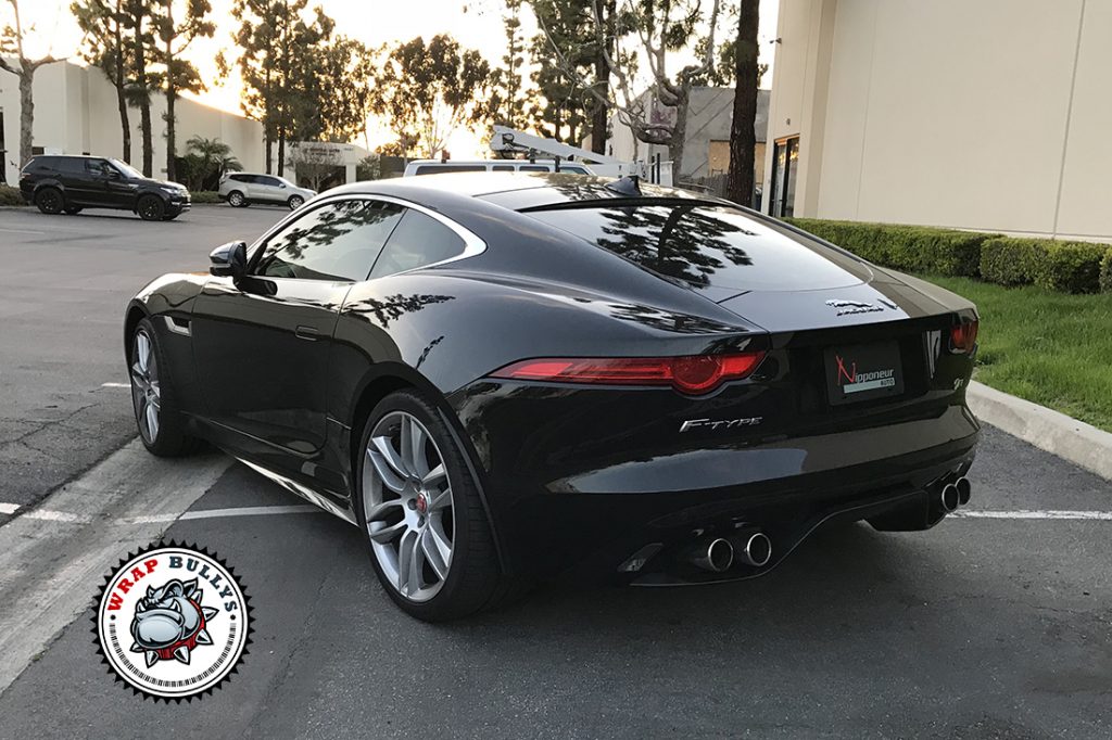 Jaguar vehicle wrap project