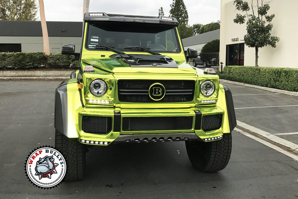Mercedes vehicle wrap project