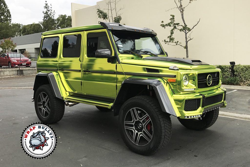 Mercedes vehicle wrap project