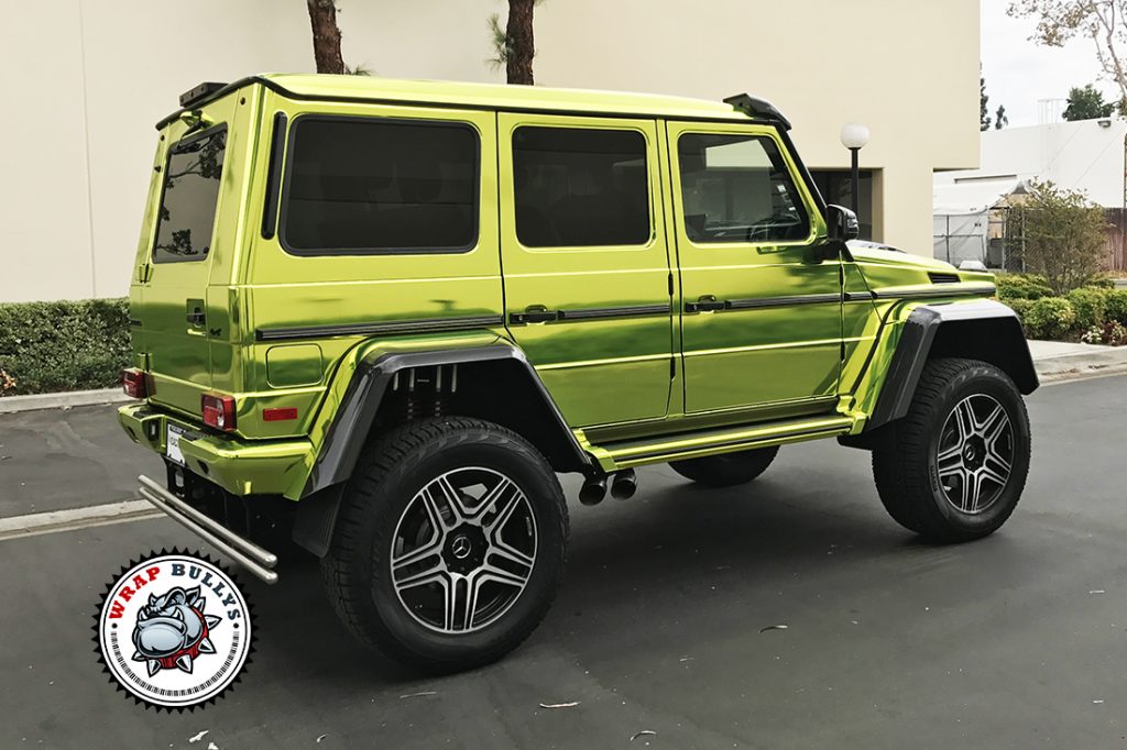 Mercedes vehicle wrap project