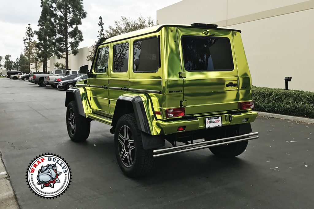 Mercedes vehicle wrap project