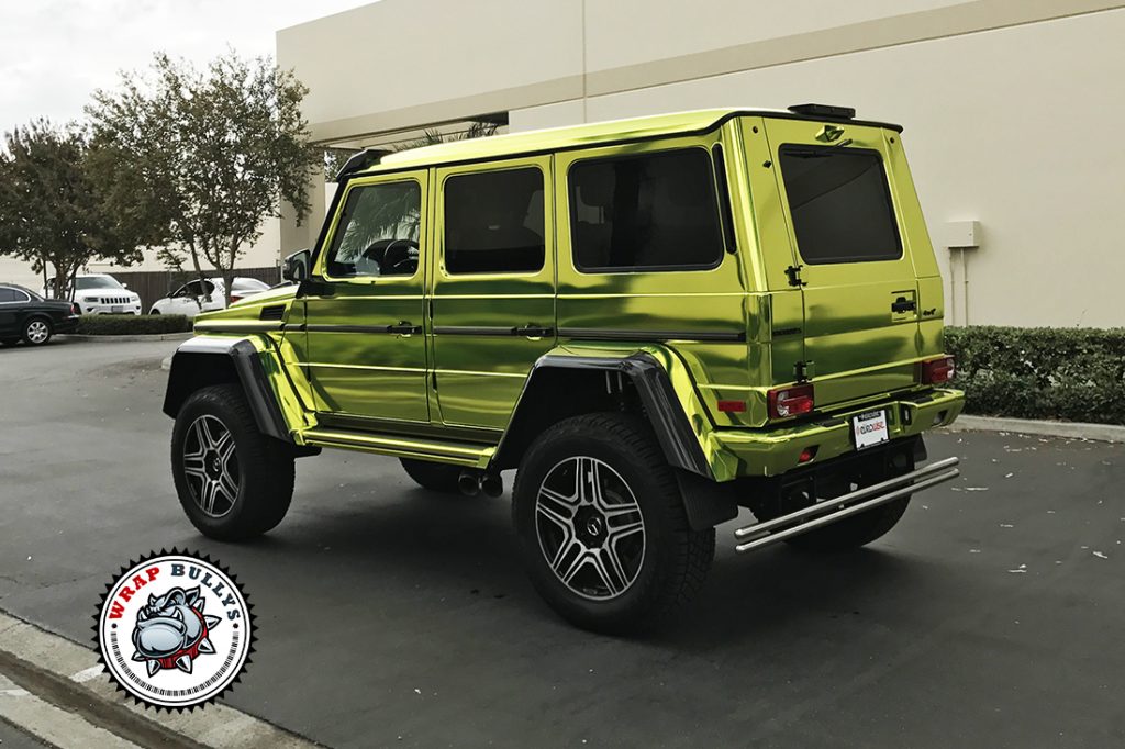 Mercedes vehicle wrap project