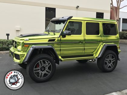 WB Chrome Highlighter Mercedes Benz Squared 4×4² Vehicle Wrap