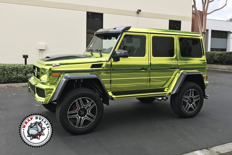 Mercedes-Benz G63 AMG Chrome Highlighter Wrap Gardena