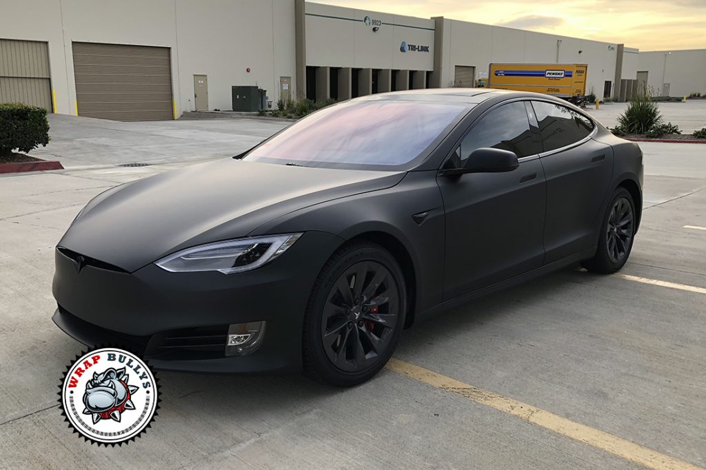 Tesla Model S vehicle wrap project