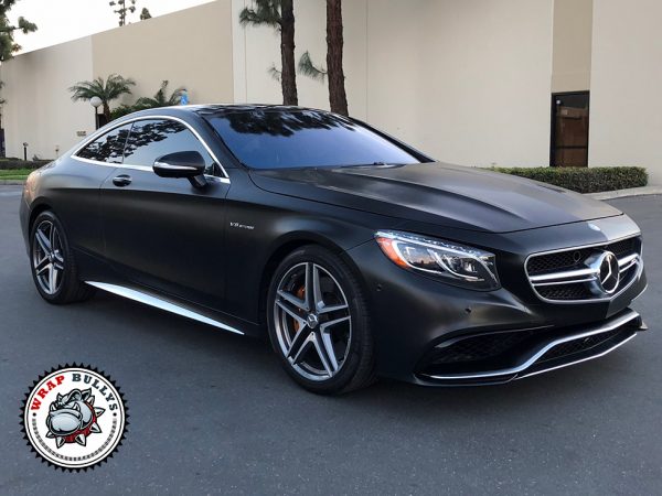 3M Satin Black Mercedes Benz S63 AMG