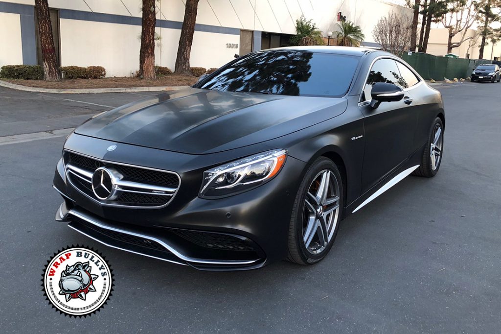 Mercedes vehicle wrap project
