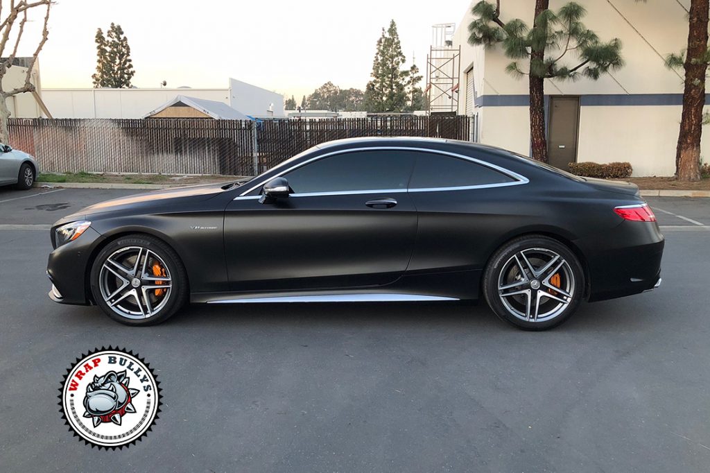 Mercedes vehicle wrap project