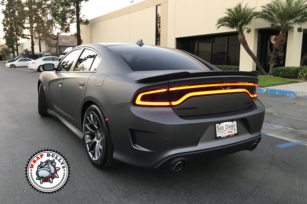 Dodge Charger SRT vehicle wrap project