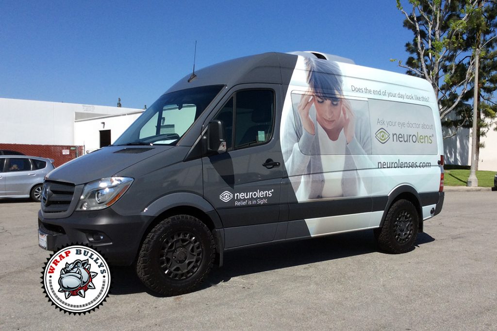 Neurolens Sprinter van wrap installed in Gardena