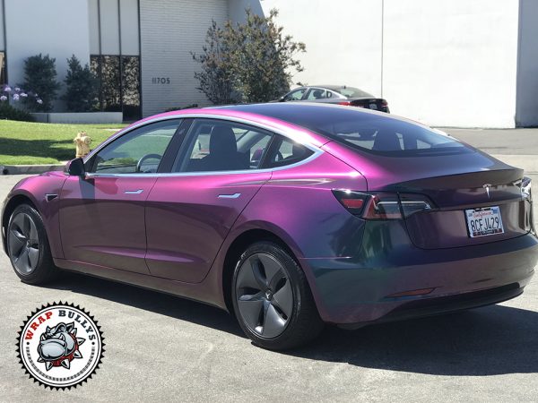 Electrify Your Tesla Model 3 with Avery Gloss Lightning Ridge Car Wrap