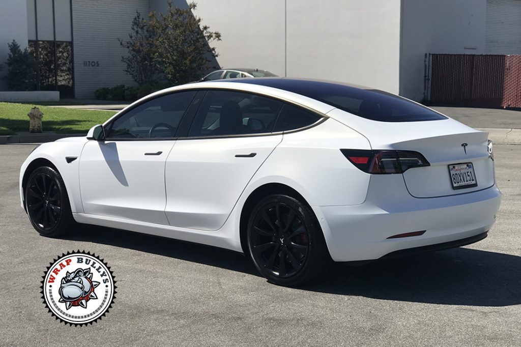 Tesla Model 3 vehicle wrap project