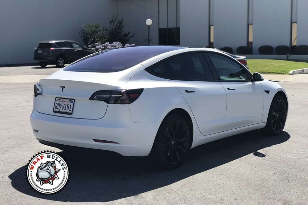 Tesla Model 3 vehicle wrap project