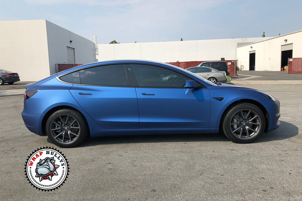 Tesla Model 3 vehicle wrap project
