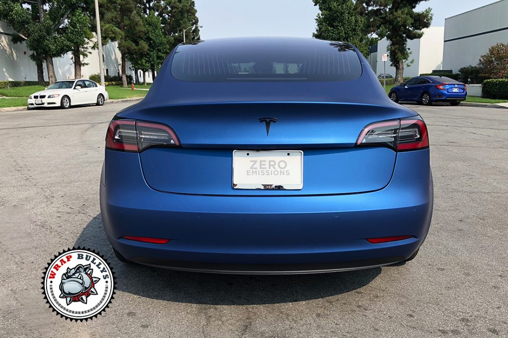 Tesla Model 3 vehicle wrap project