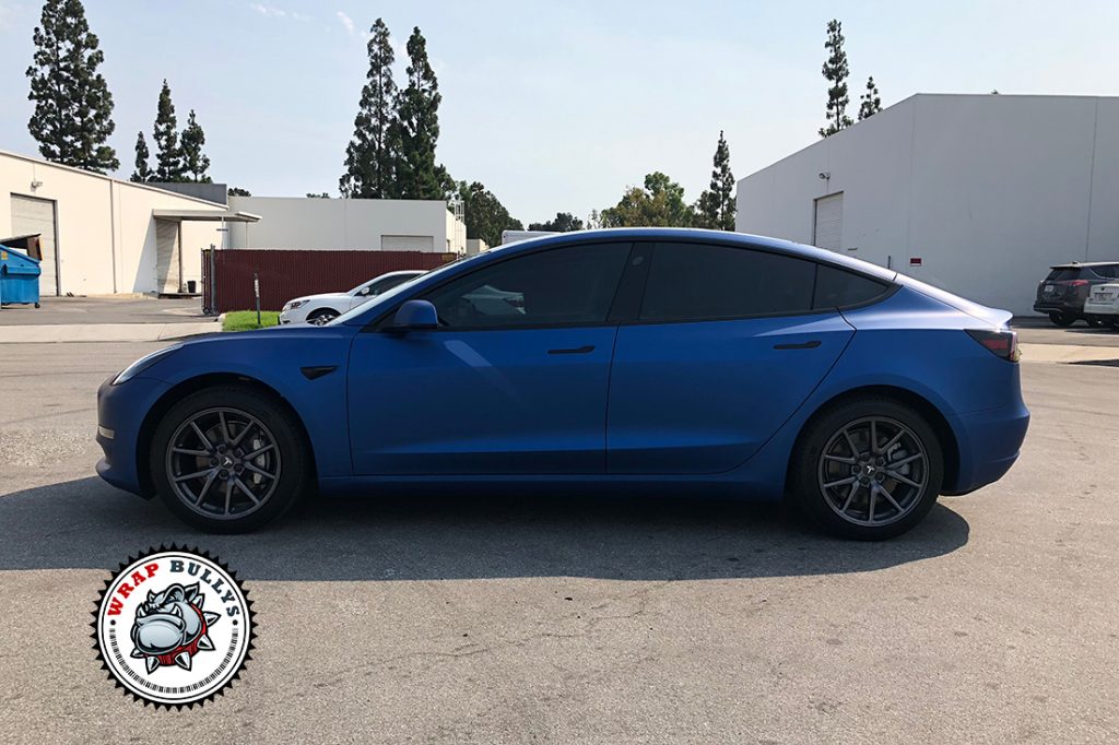 Tesla Model 3 vehicle wrap project