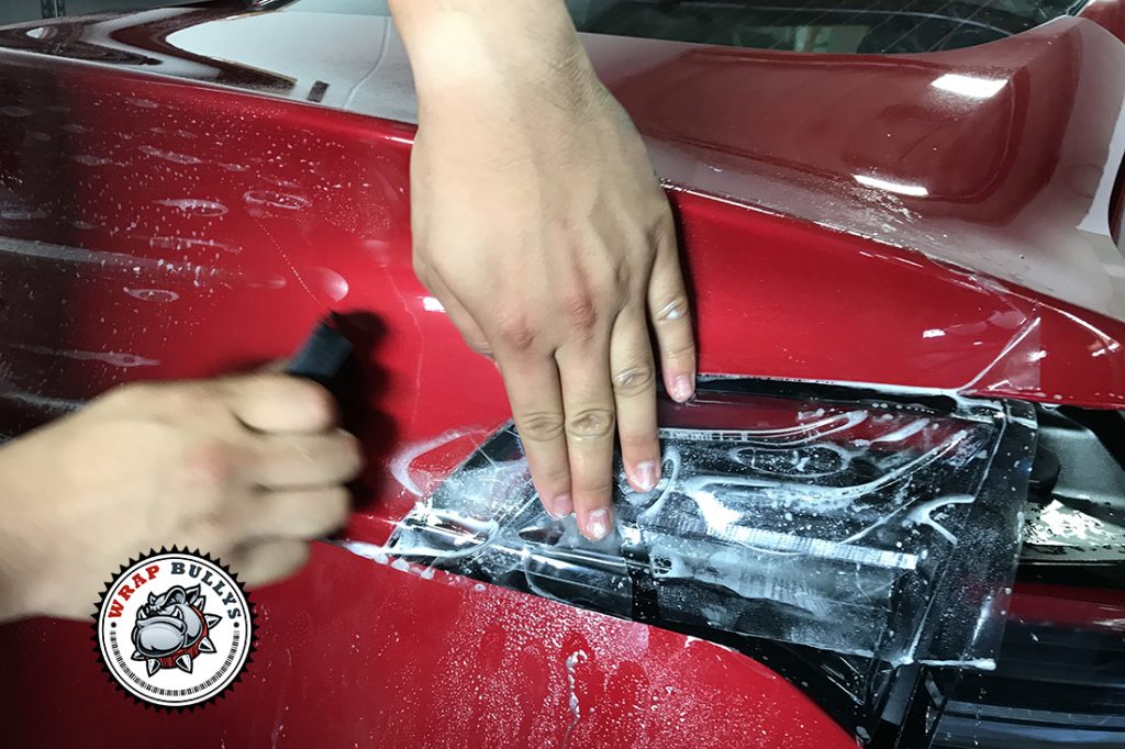 Tesla Model 3 vehicle wrap project