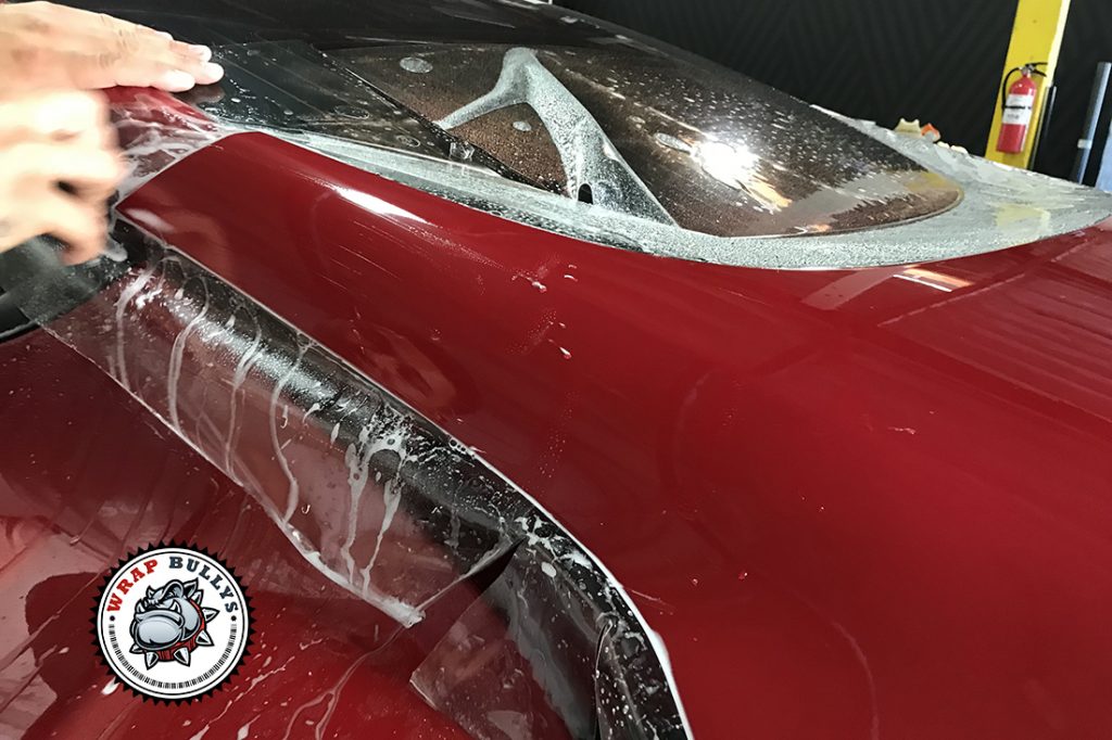 Tesla Model 3 vehicle wrap project