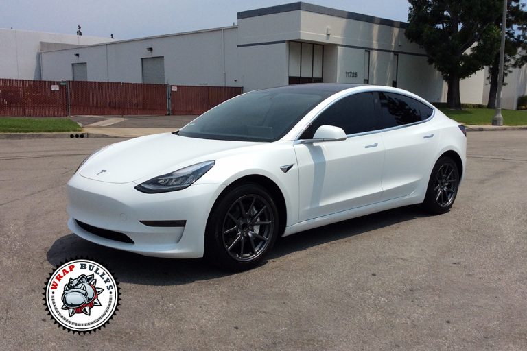 Tesla Model 3 Suntek Ultra Matte Paint Protection Gardena
