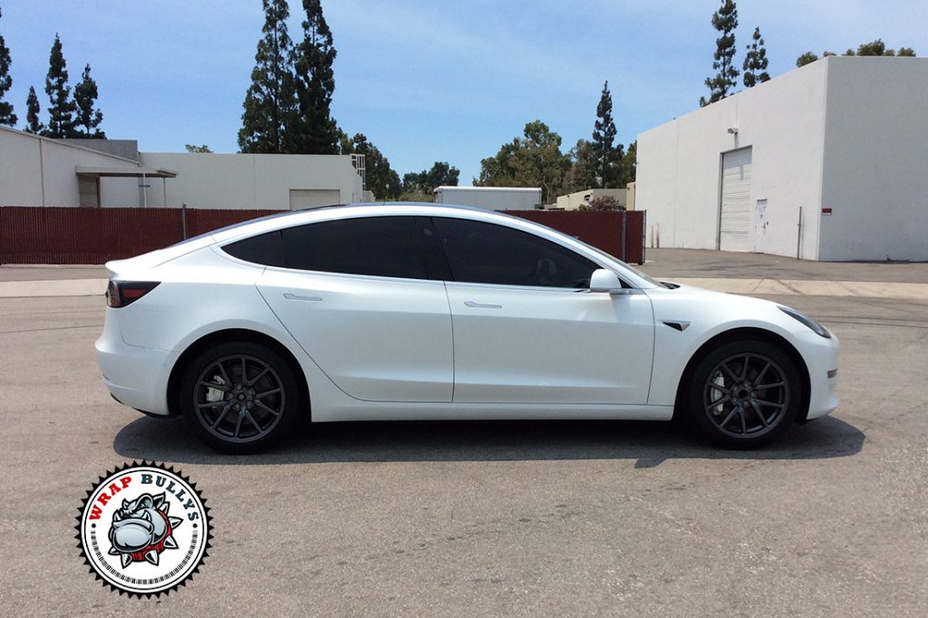 Tesla Model 3 vehicle wrap project