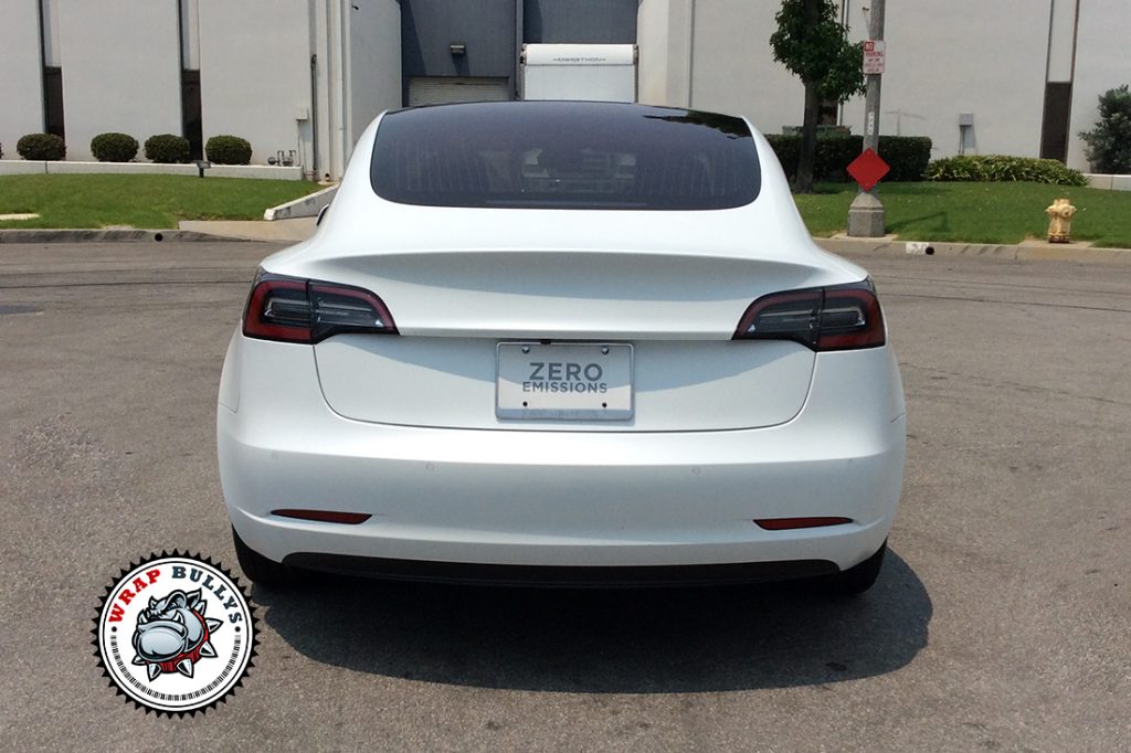 Tesla Model 3 vehicle wrap project