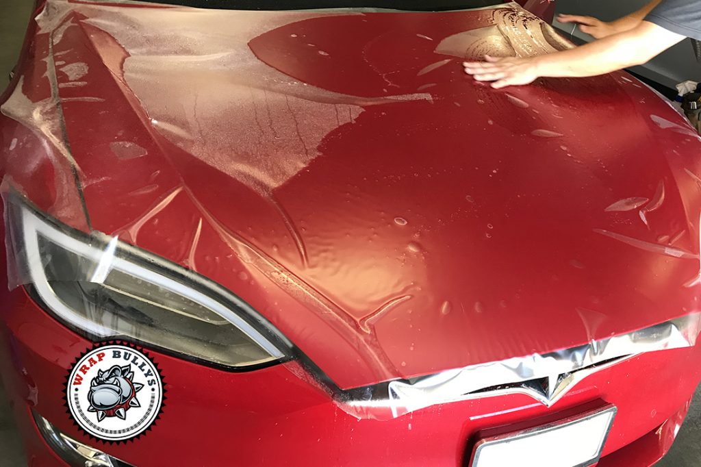 Tesla Model S vehicle wrap project