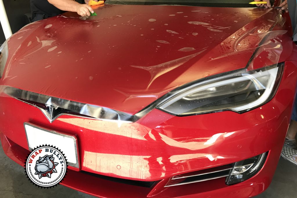 Tesla Model S vehicle wrap project