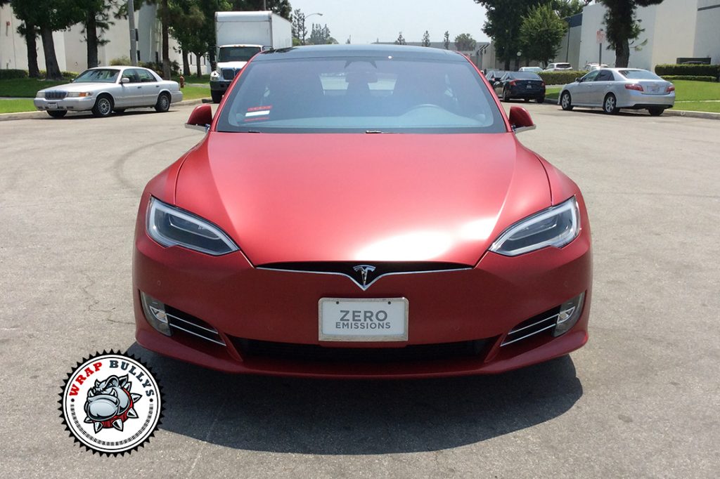 Tesla Model S vehicle wrap project