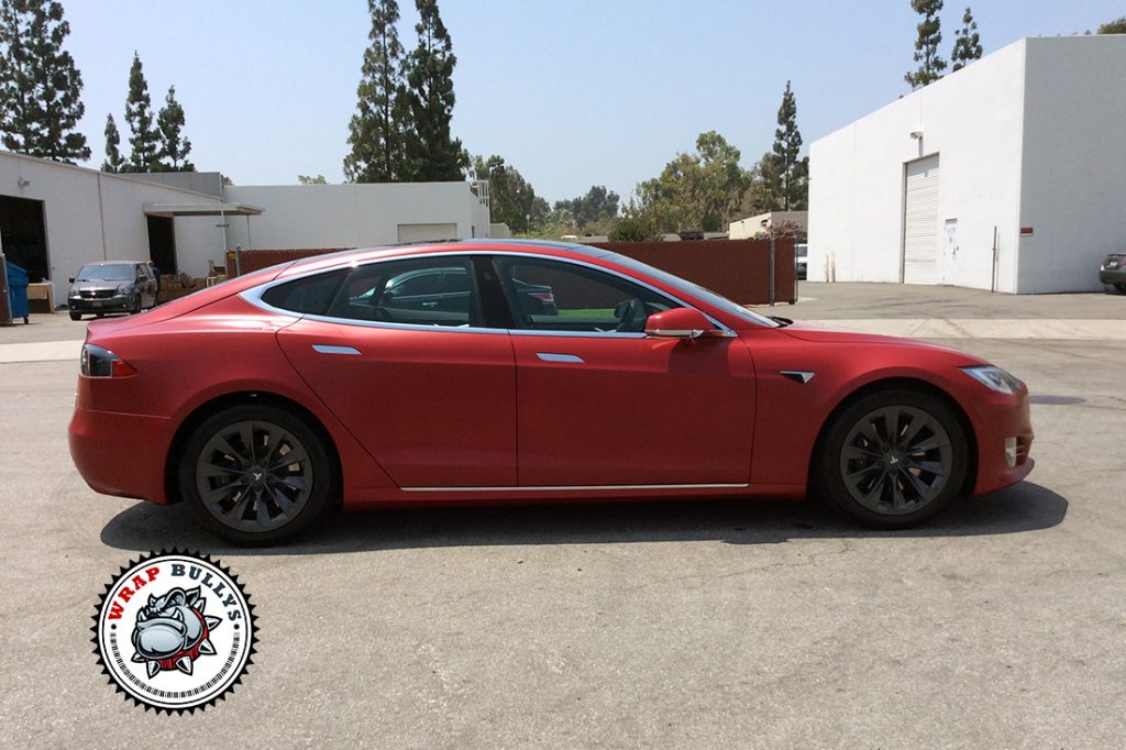 Tesla Model S vehicle wrap project