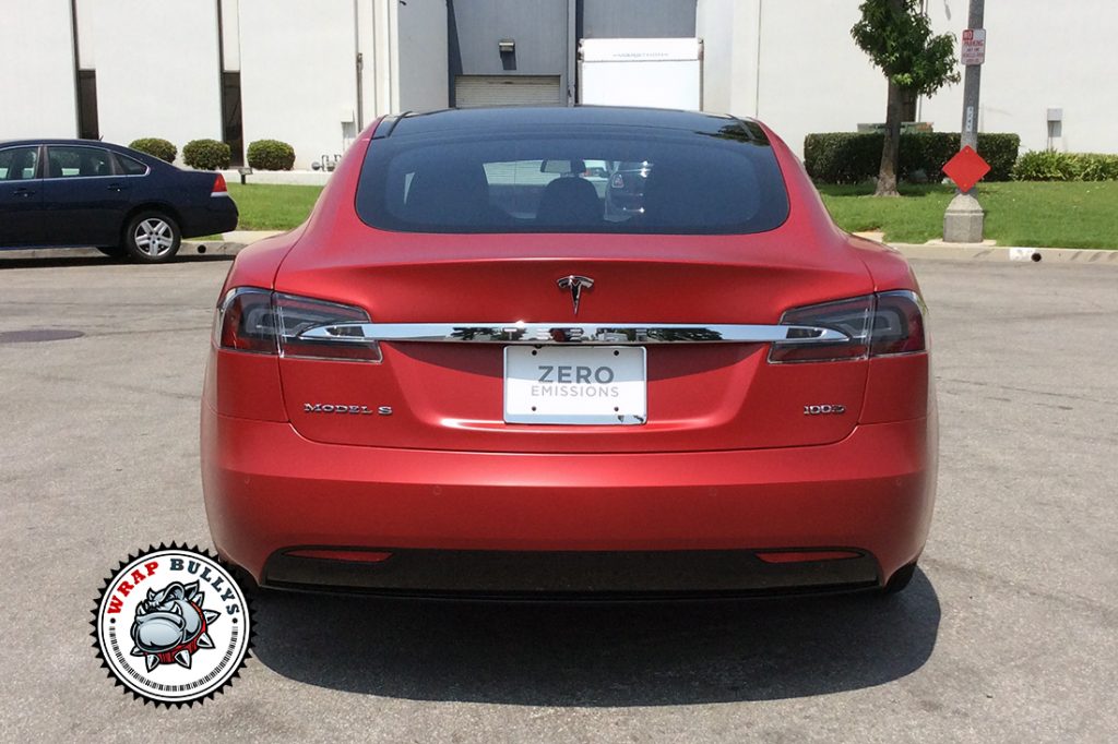 Tesla Model S vehicle wrap project