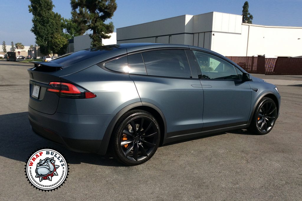 Tesla Model X vehicle wrap project