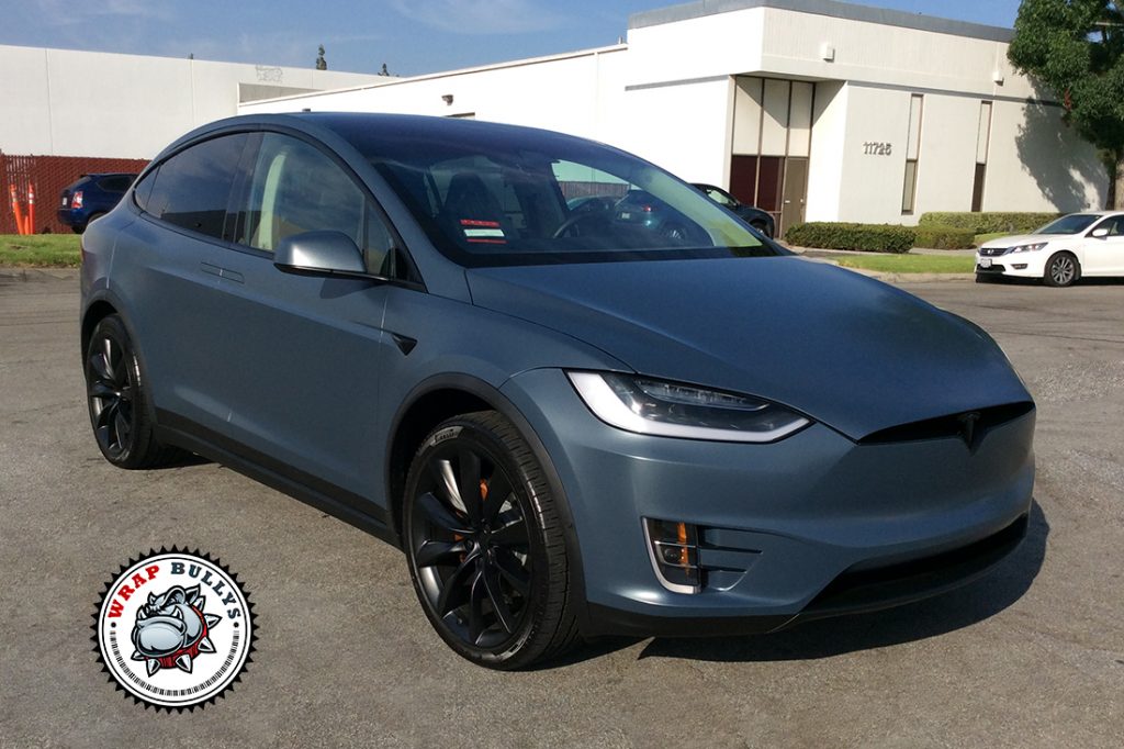 Tesla Model X vehicle wrap project