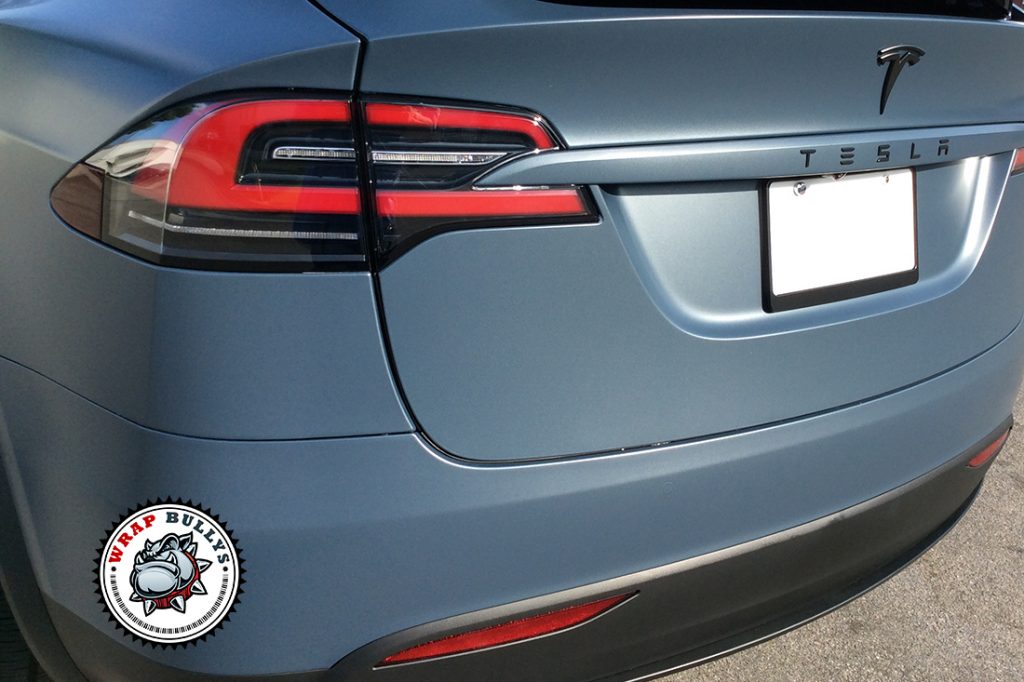 Tesla Model X vehicle wrap project
