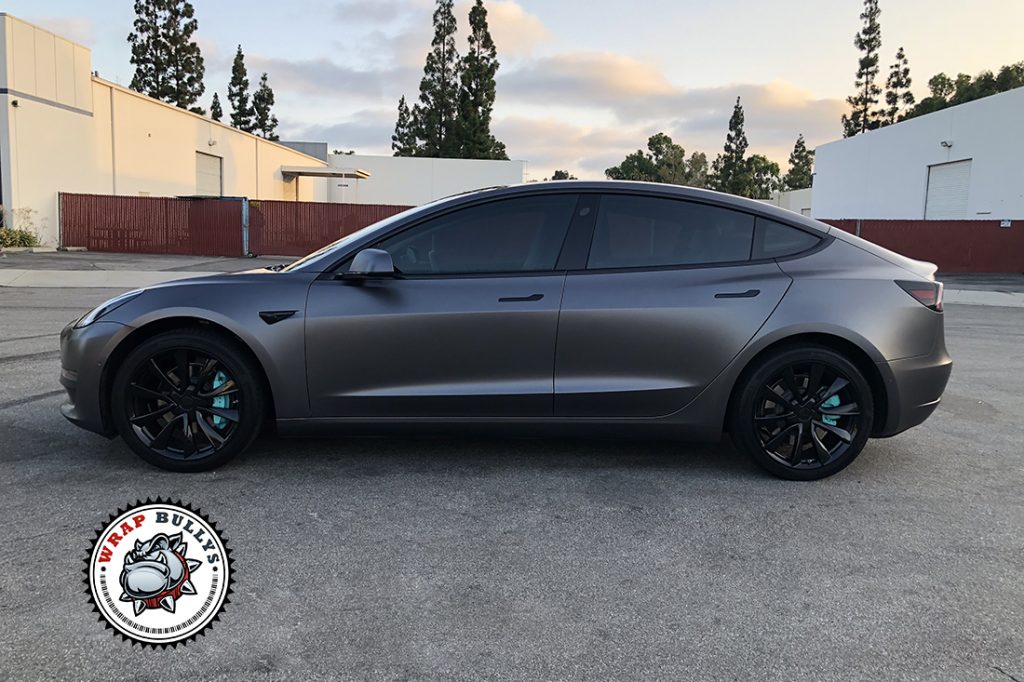 Tesla Model 3 vehicle wrap project