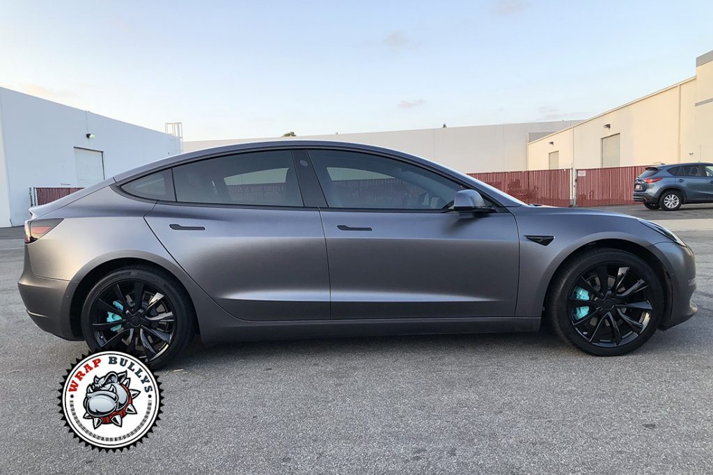Tesla Model 3 vehicle wrap project