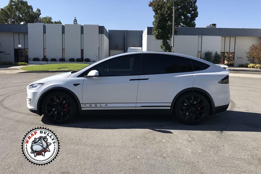 Tesla Model X vehicle wrap project