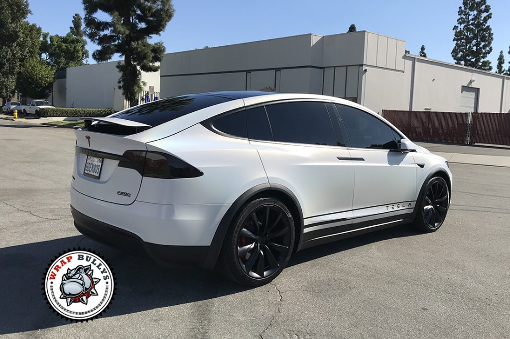 Tesla Model X vehicle wrap project