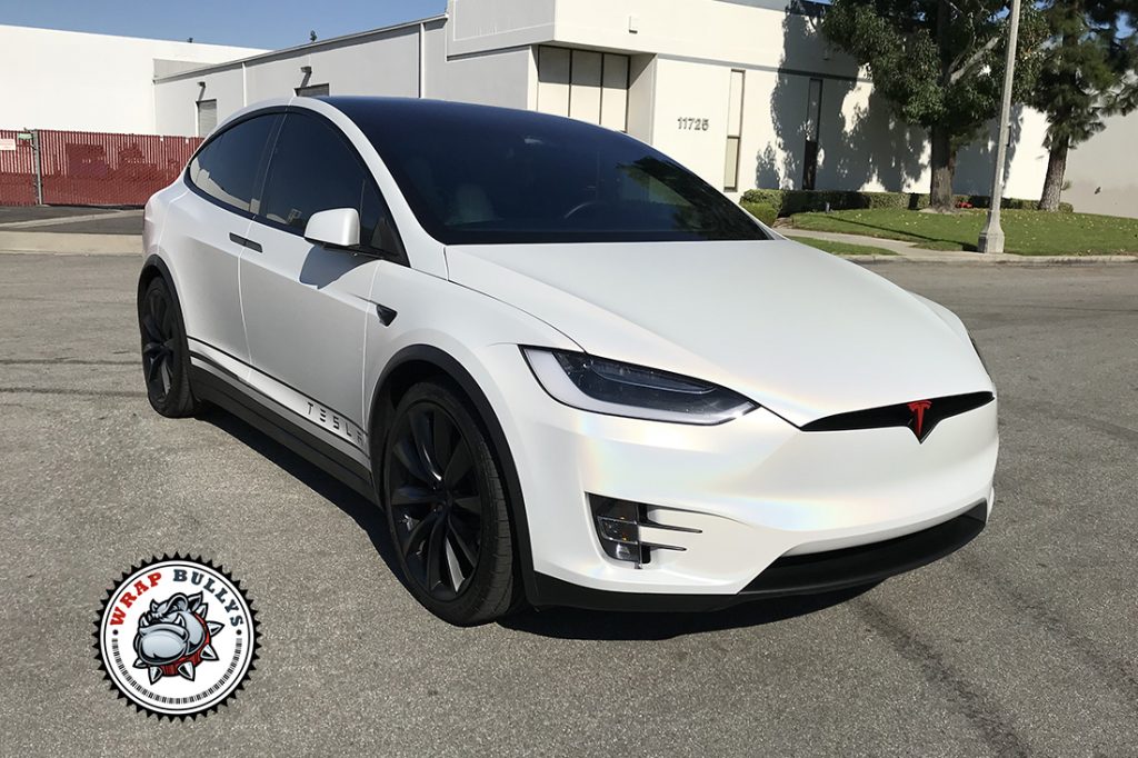 Tesla Model X vehicle wrap project