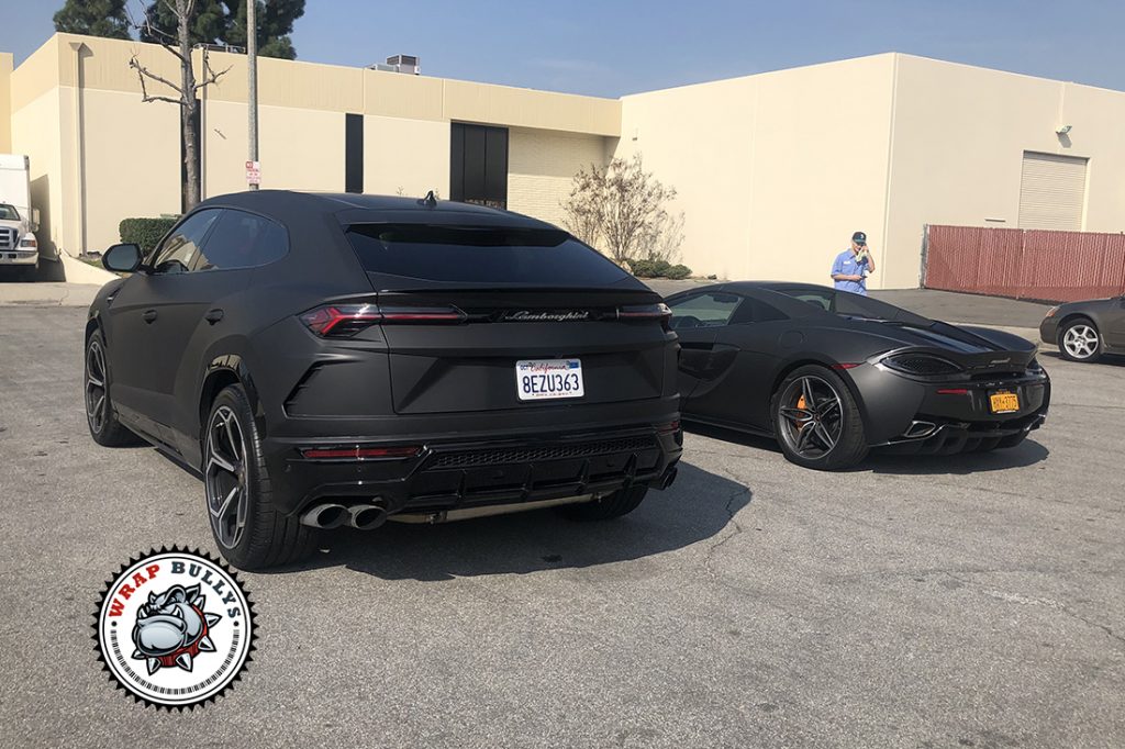 Lamborghini vehicle wrap project