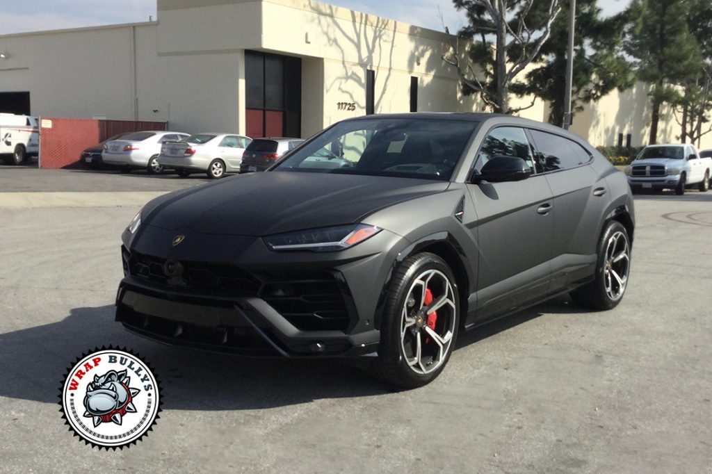 Lamborghini vehicle wrap project