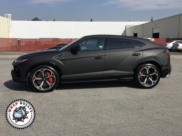 Unleash the Beast: Lamborghini Urus Car Wrap in 3M Deep Matte Black