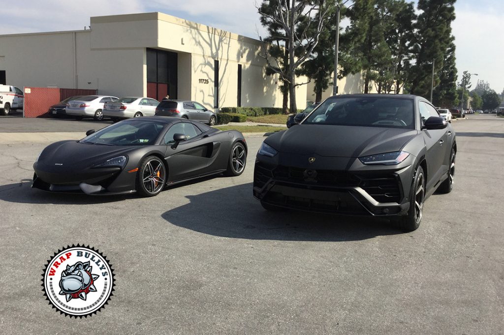 Lamborghini vehicle wrap project