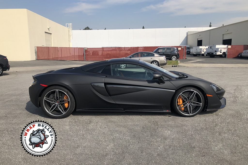McLaren 3M Deep Matte Black Wrap Gardena