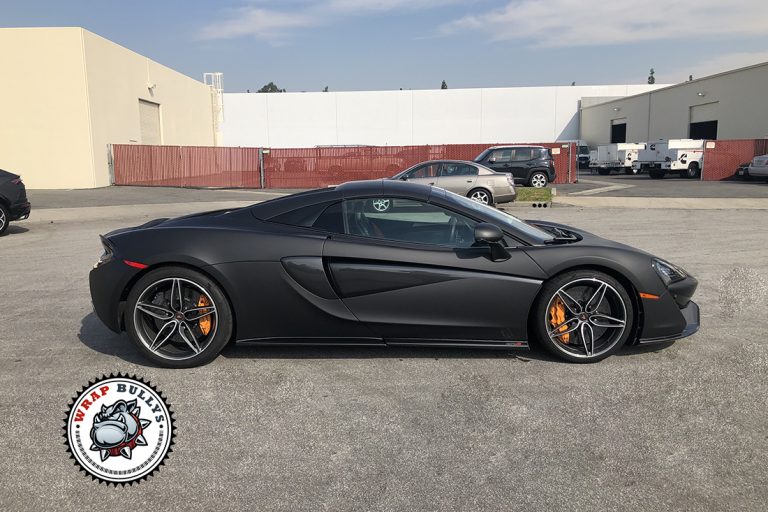 McLaren 3M Deep Matte Black Wrap Gardena