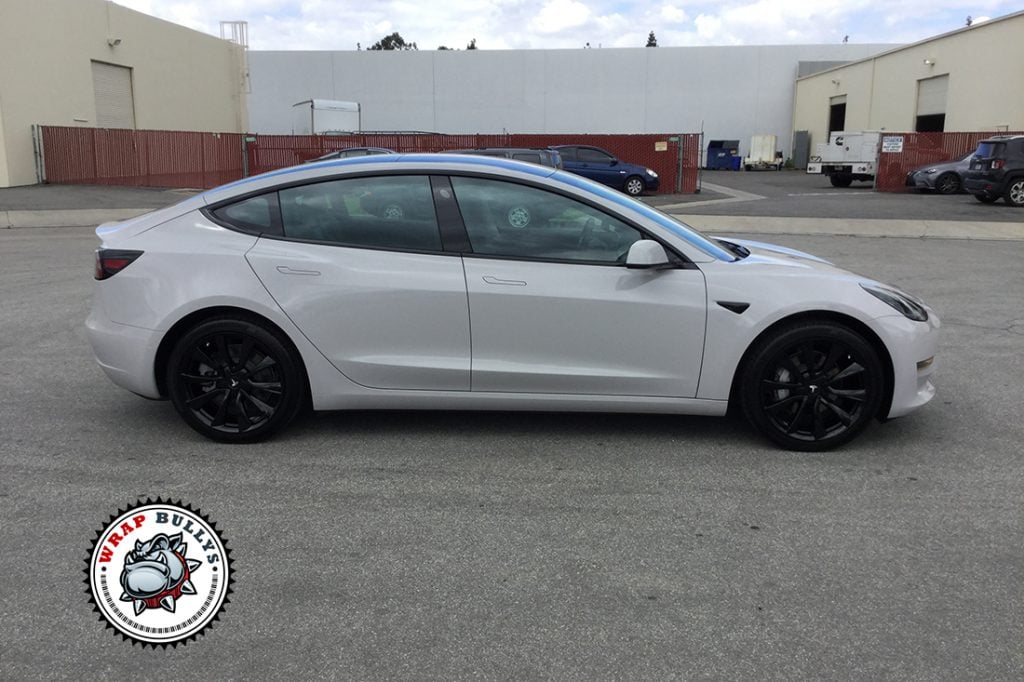 Tesla Model 3 vehicle wrap project