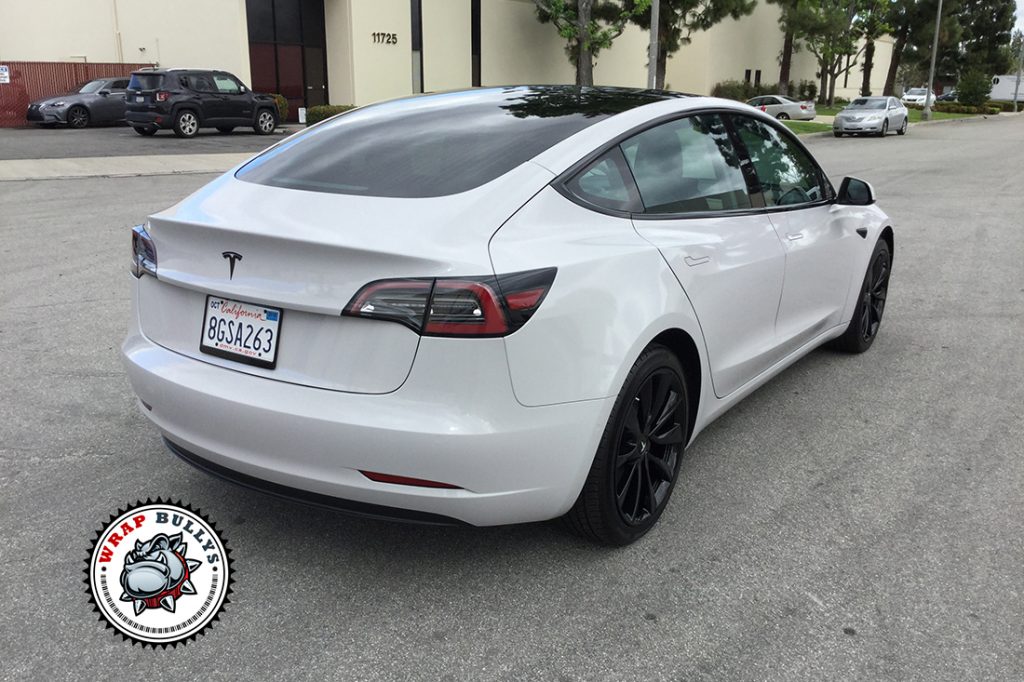 Tesla Model 3 vehicle wrap project