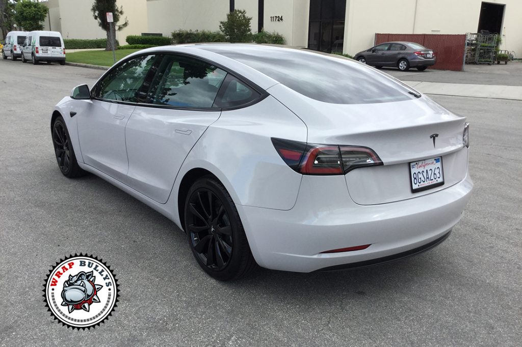 Tesla Model 3 vehicle wrap project