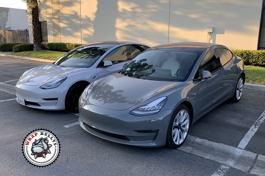 Tesla Model 3 vehicle wrap project