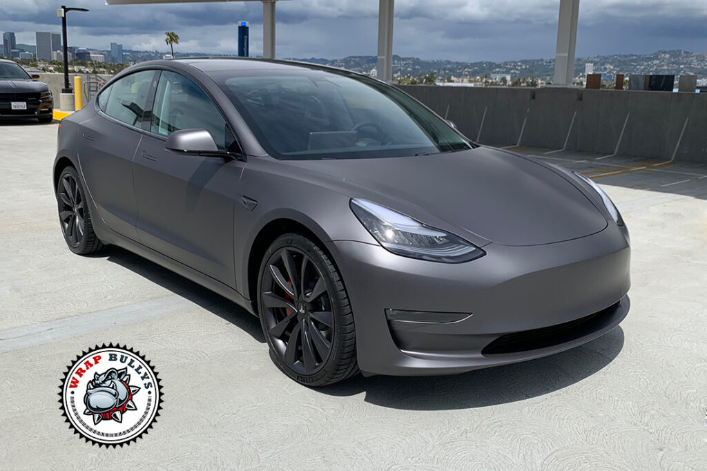 Tesla Model 3 vehicle wrap project